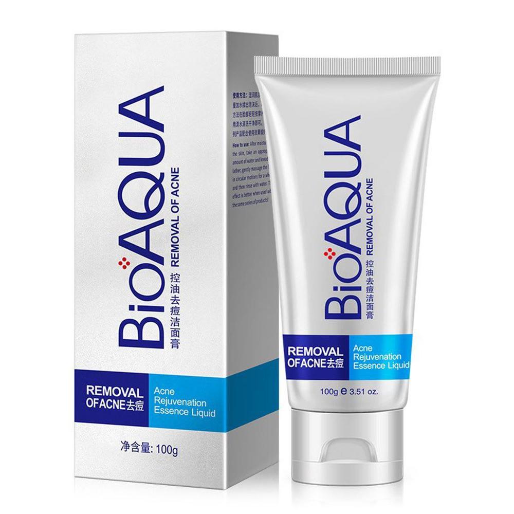BioAQUA Pure Skin Anti-Acne Light Print & Cleanser - Deep Cleansing Face Wash for Clear, Balanced Skin ✨