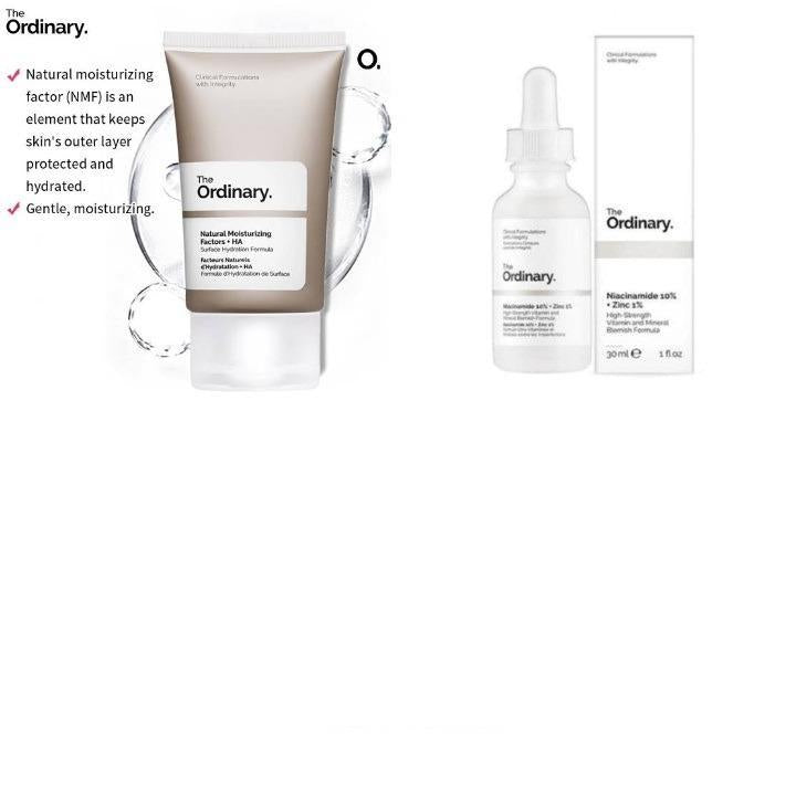 ✨ Glow Up Duo: The Ordinary Niacinamide Face Wash & Serum Pack! ✨