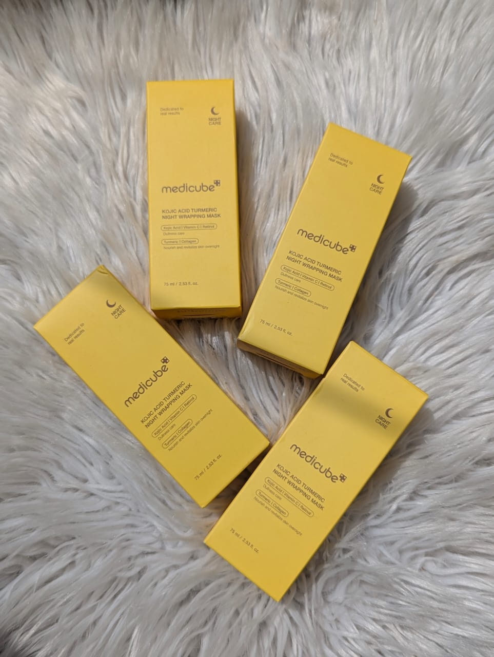 Medicube KOJIC ACID TURMERIC NIGHT WRAPPING MASK*_ 75ML NIGHT CARE HIGH QUALITY BARCODE SCAN Made in korea *Rs:2799/=*