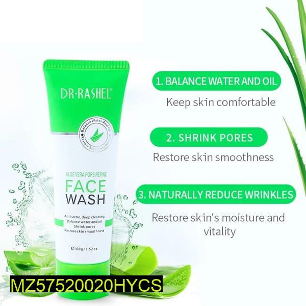 🌿 Dr. Rashel Aloe Vera Pore Refine Face Wash 🌿