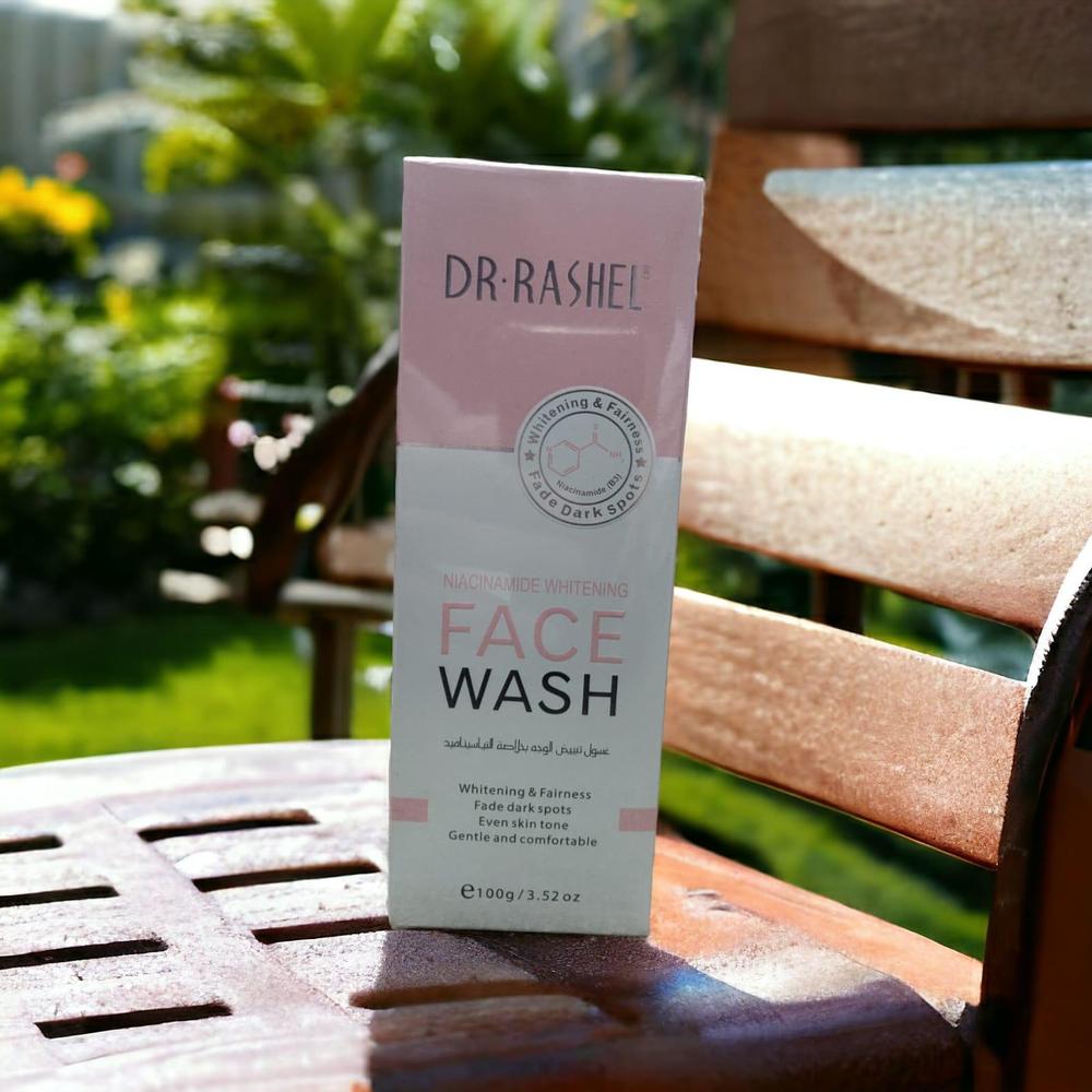 Dr. Rashel Whitening Face Wash 100ml: ✨ Gold & Niacinamide for Radiant, Youthful Skin! ✨