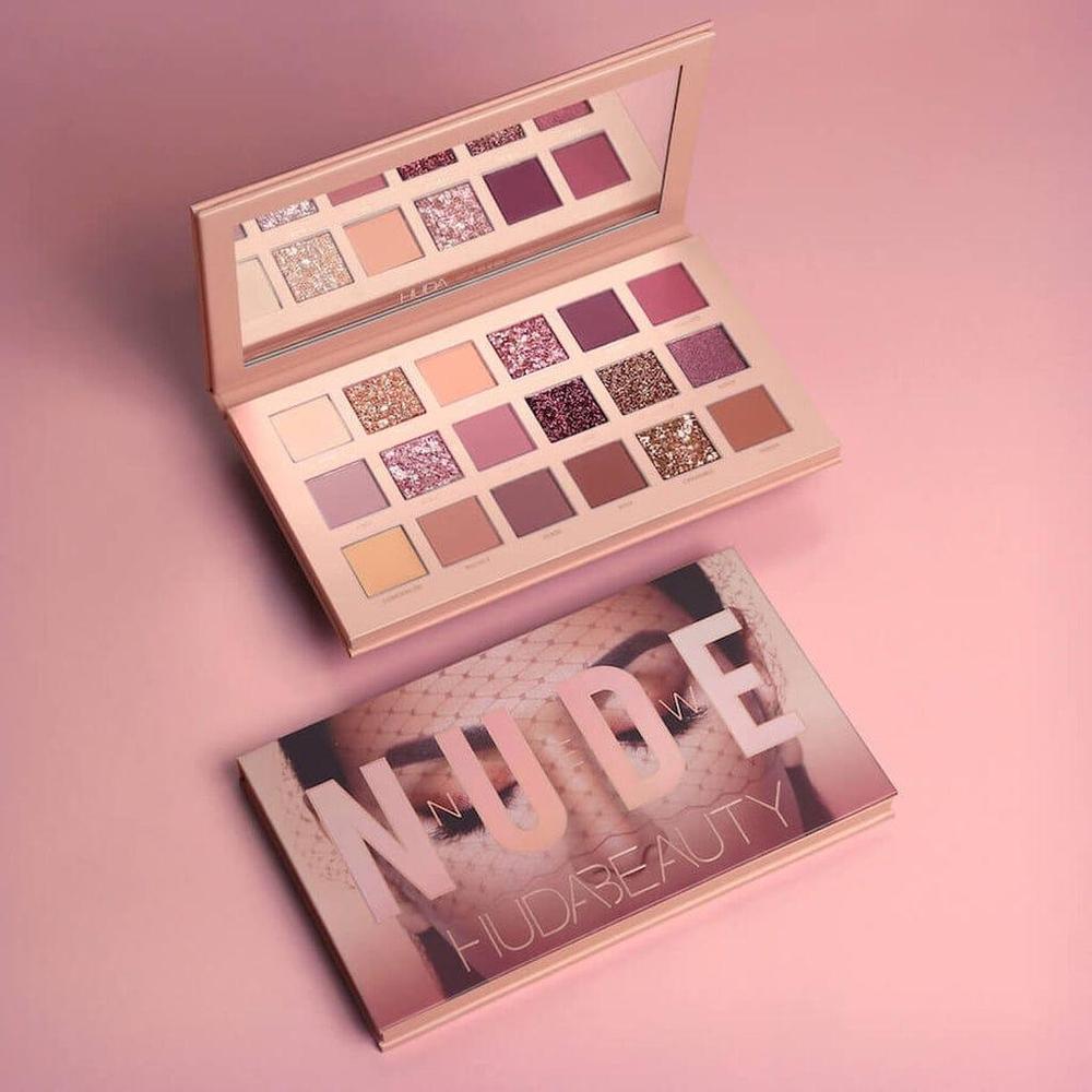 2 in 1 Makeup Deal: Huda Beauty Nude Eyeshadow Palette & 36H Liquid Eyeliner