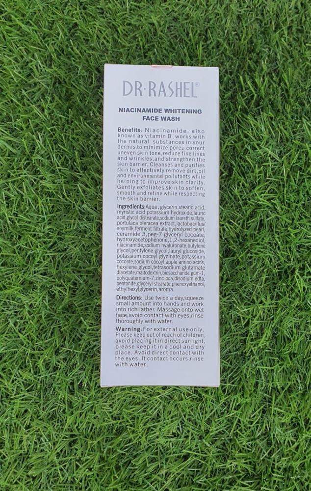 DR. RASHEL Niacinamide Whitening Face Wash: Brighten Skin, Sweep Away Dullness