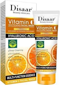 Disaar Vitamin C Whitening Facial Wash with Hyaluronic Acid - 100g