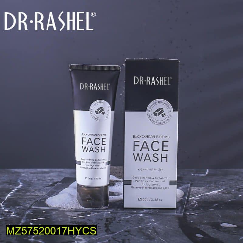 🌟 DR. RASHEL Black Charcoal Purifying Face Wash - Deep Cleanse & Oil Control for Flawless Skin! 🌟