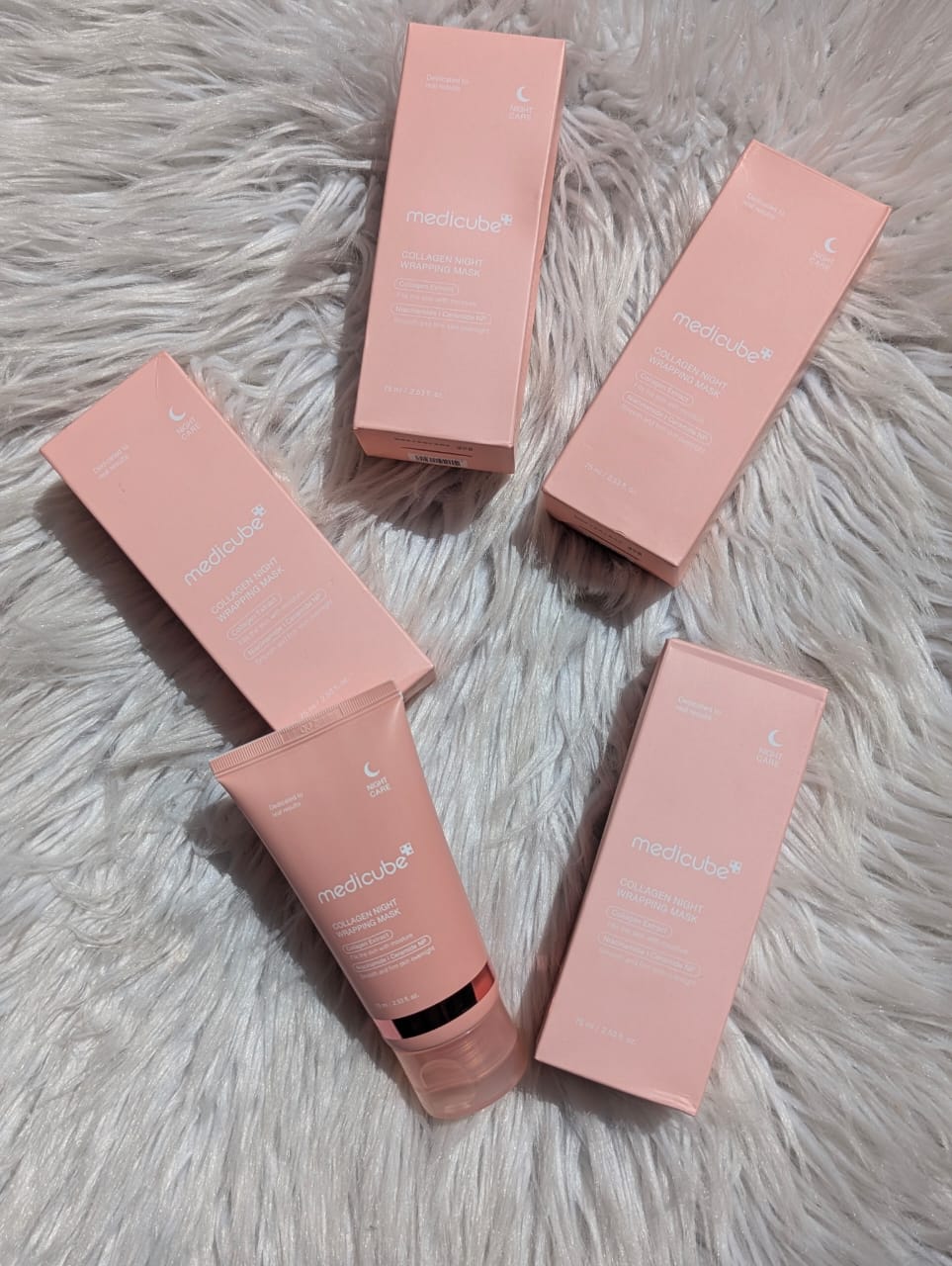 Medicube - Collagen Night Wrapping Mask - 75ml*_  Made in korea   High Quality   Barcode Scan   *Rs:2799/=*